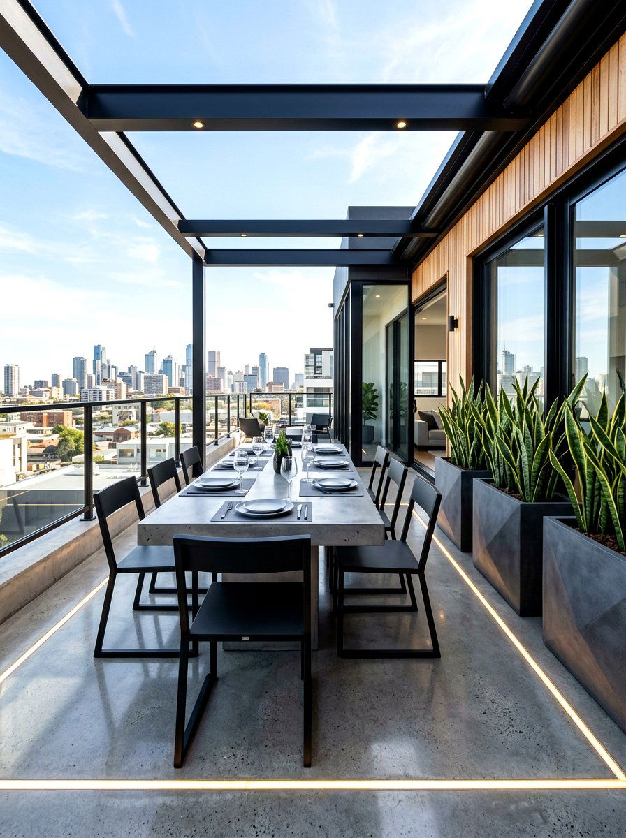 Modern Terrace - 30 terrace dining ideas