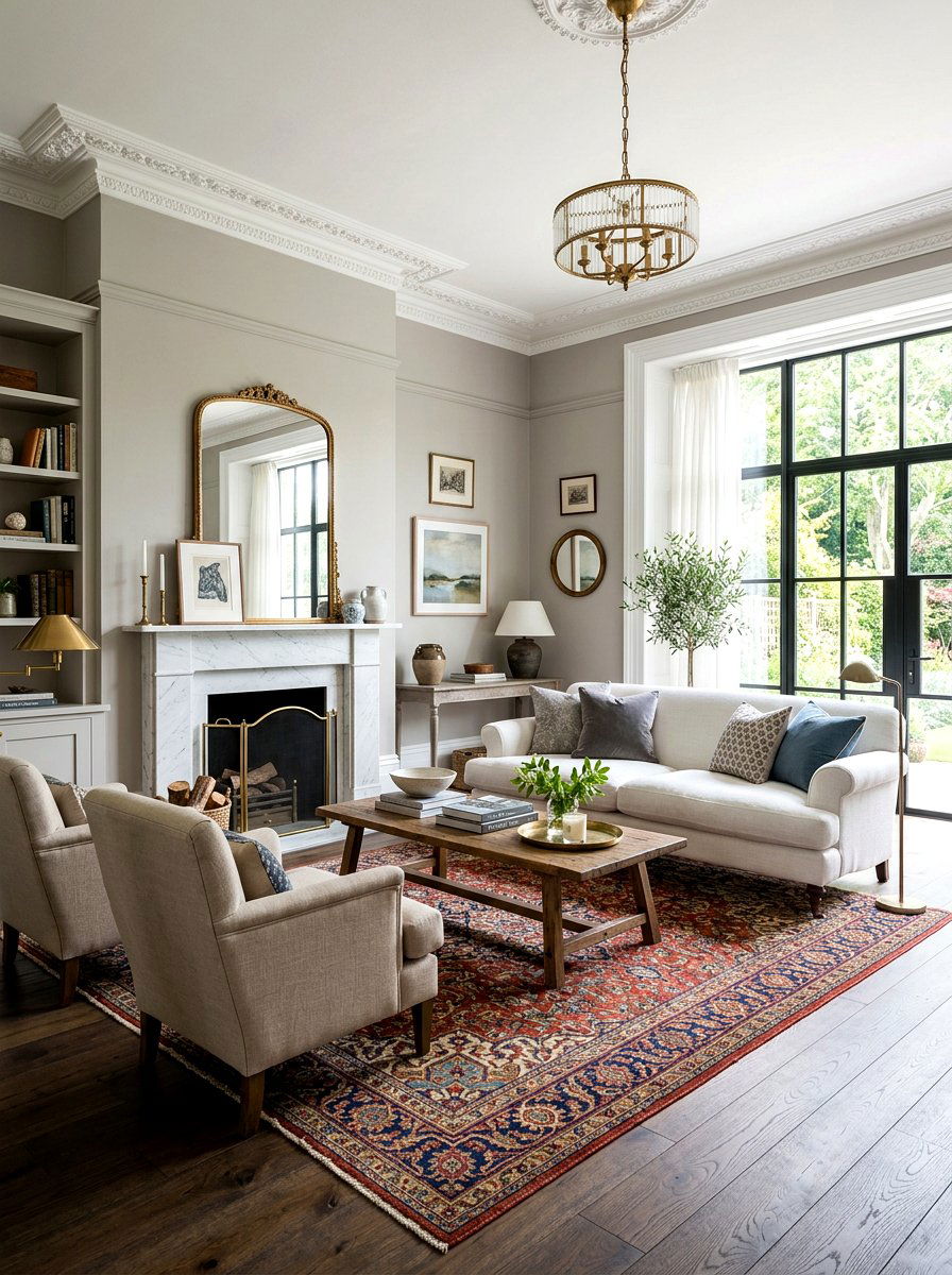 Modern Traditional Living Room - 30 formal sitting room ideas