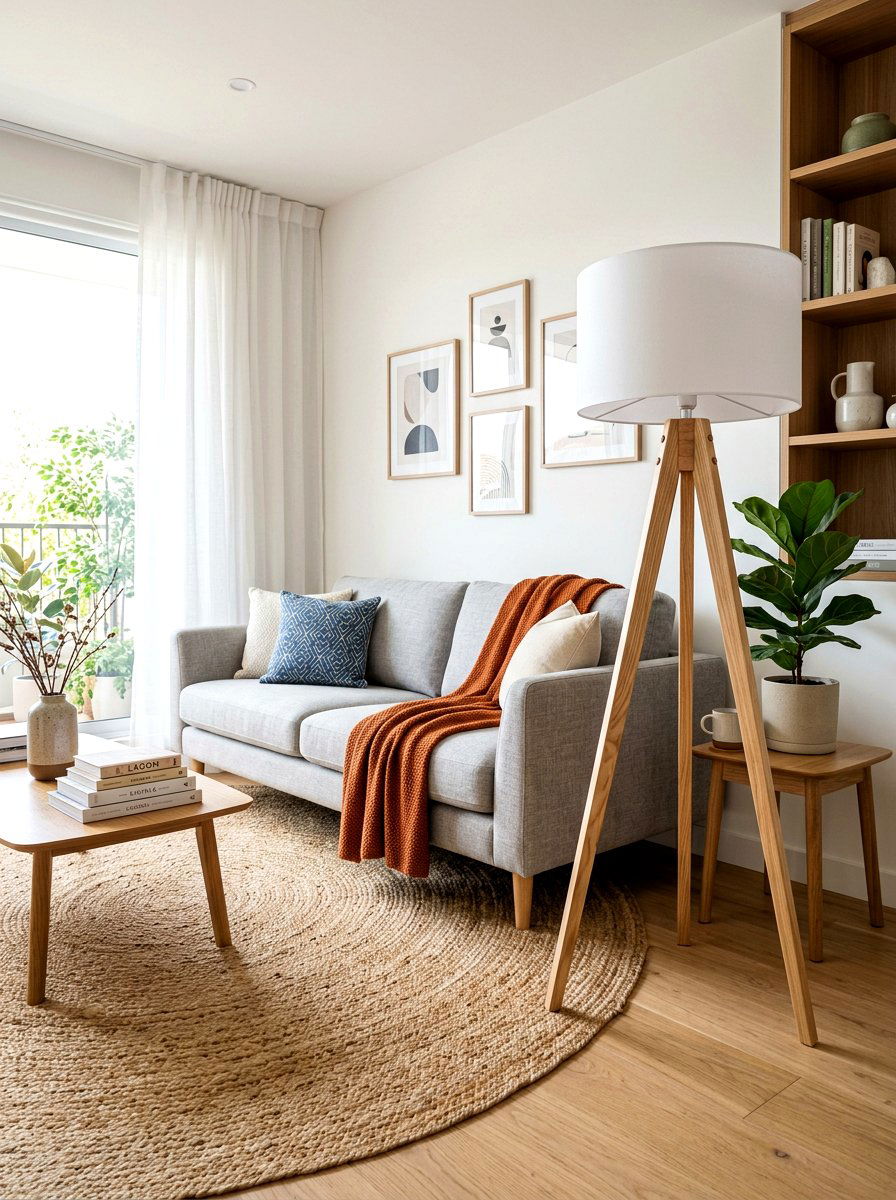 Modern Tripod Lamp Living Room - 30 lamp glow living room ideas