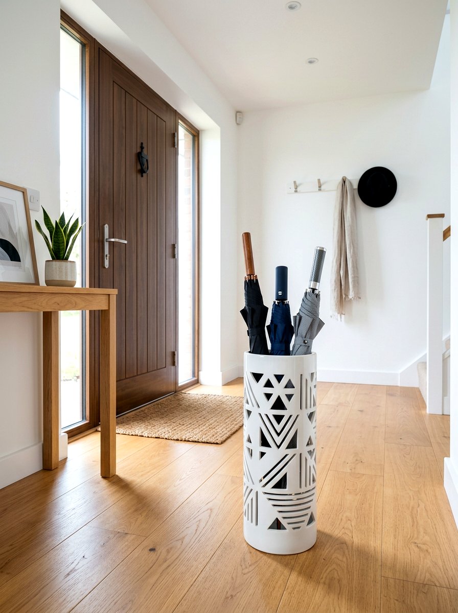 Modern Umbrella Stand - 30 apartment entryway styling ideas