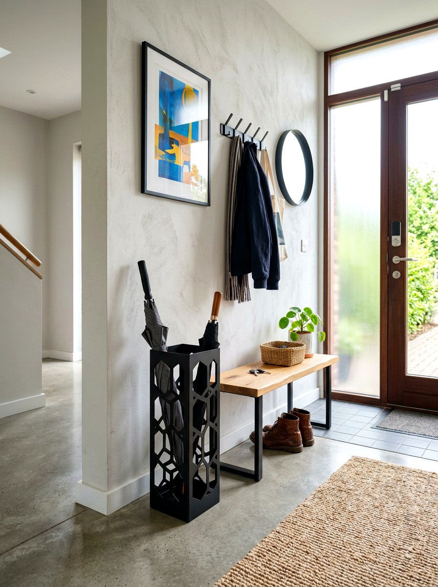 Modern Umbrella Stand - 30 modern entryway ideas