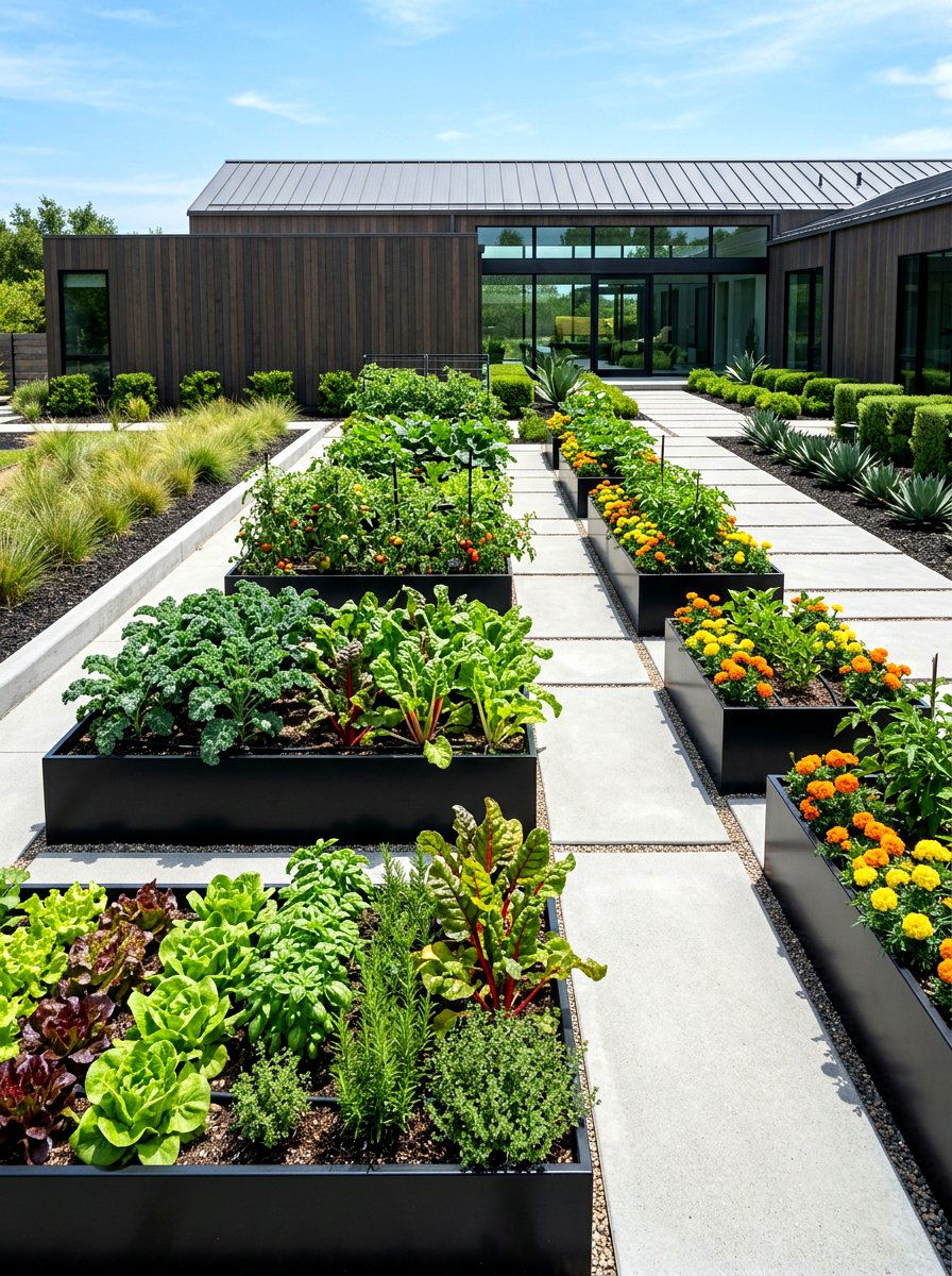 Modern Vegetable Garden - 30 backyard vegetable garden ideas