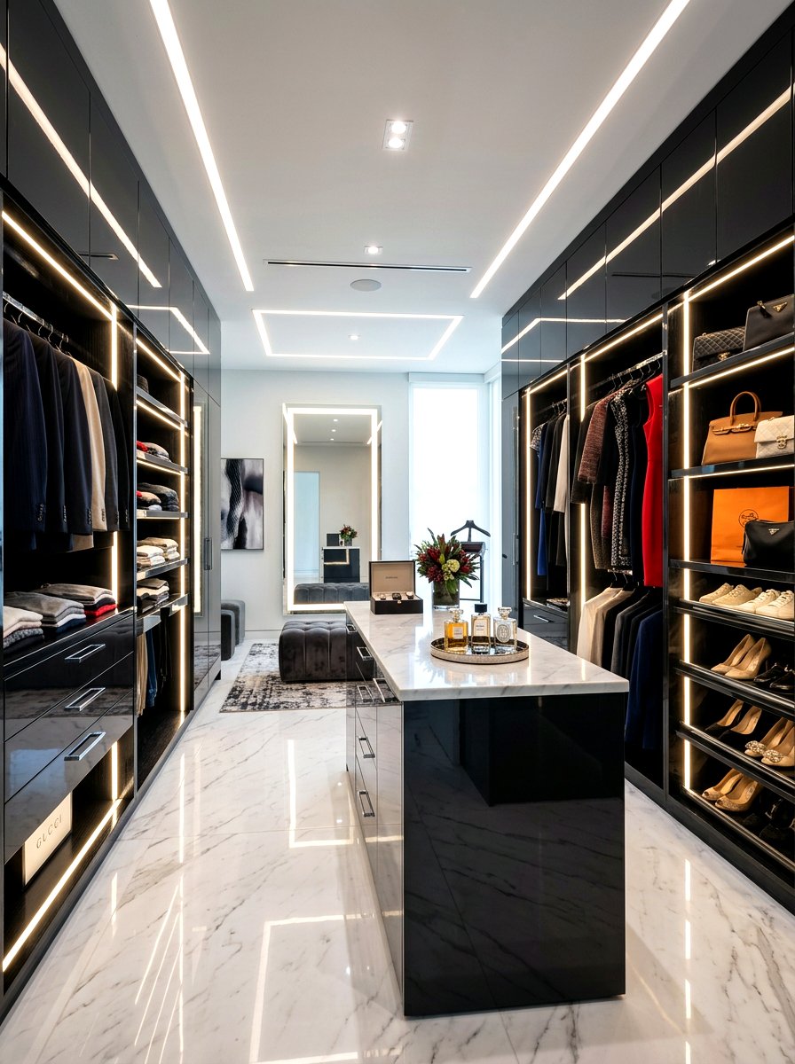 Modern Walk In Closet - 30 walk in closet ideas