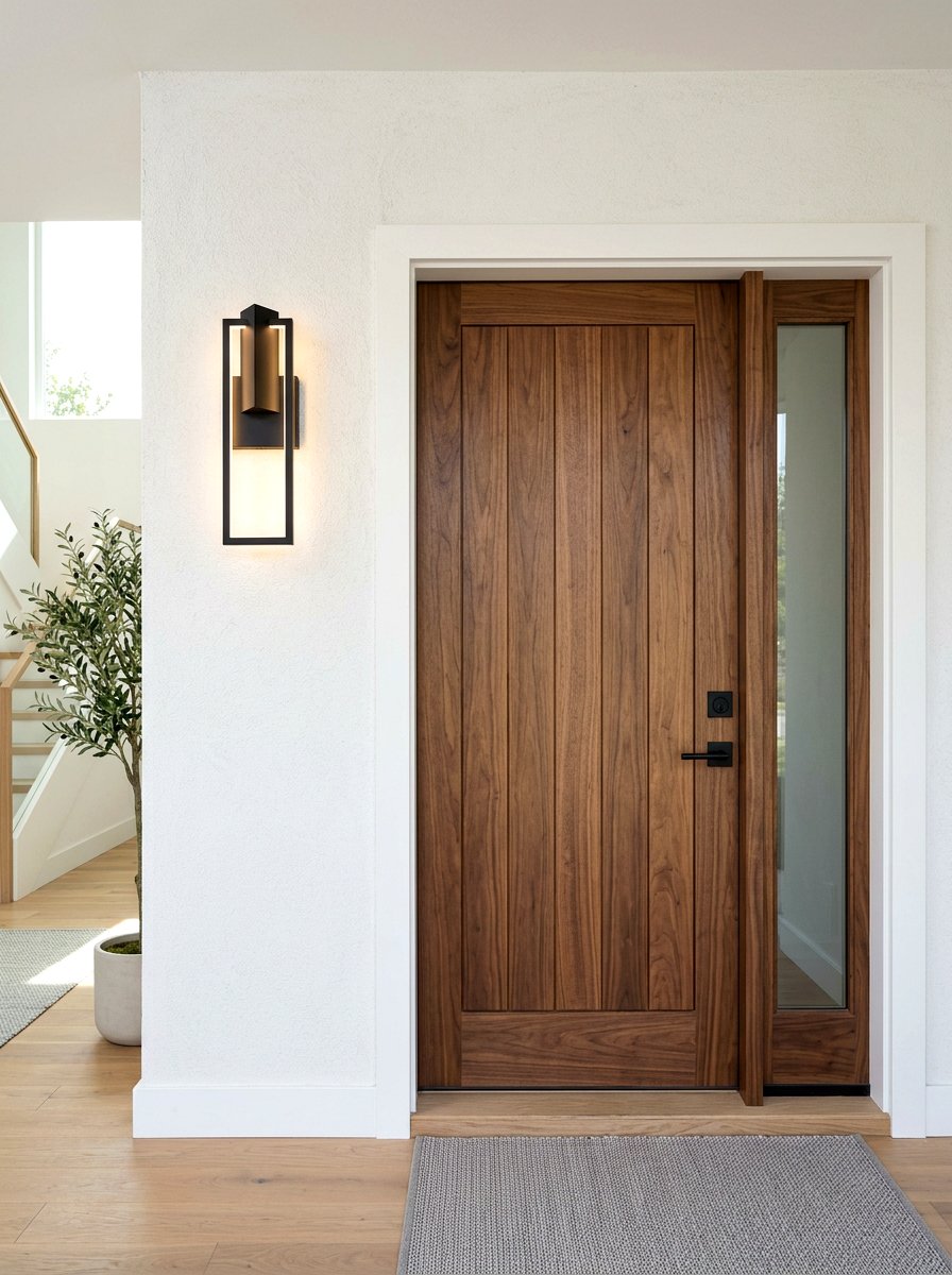 Modern Wall Sconce - 30 front yard lighting ideas