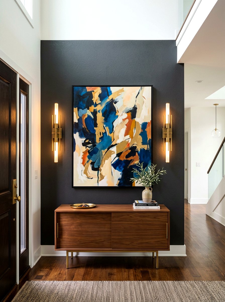 Modern Wall Sconces - 30 entryway wall decor ideas