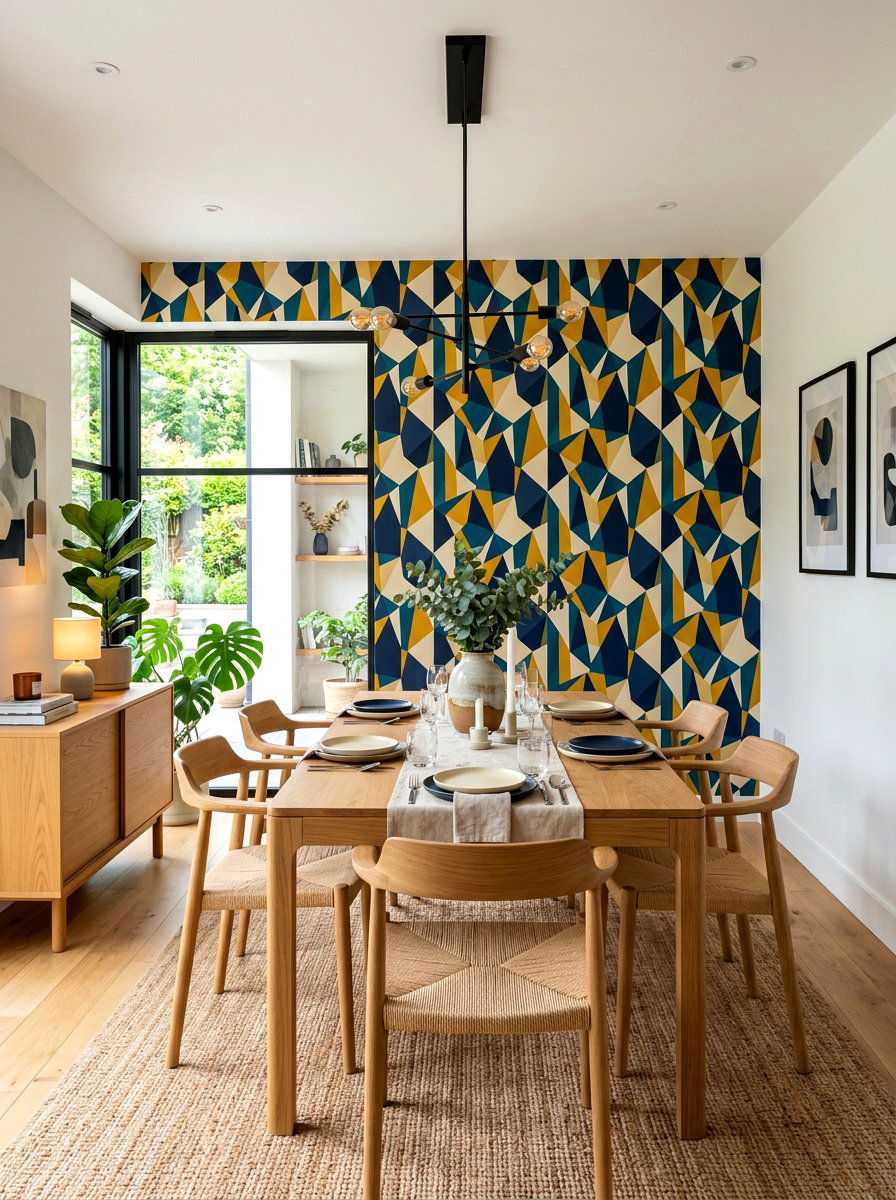 Modern Wallpaper Dining Room - 30 modern dining room ideas