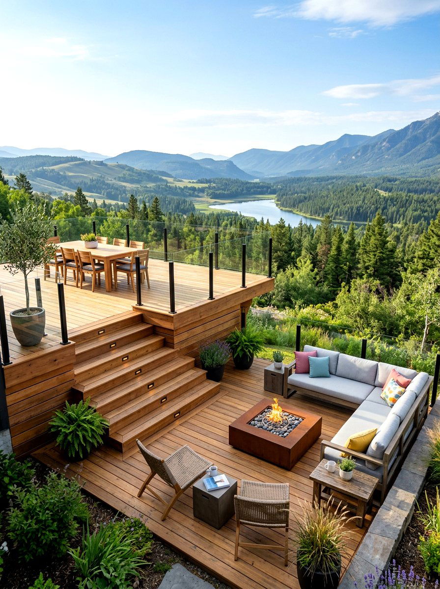 Modern Water Wall - 30 water garden ideas