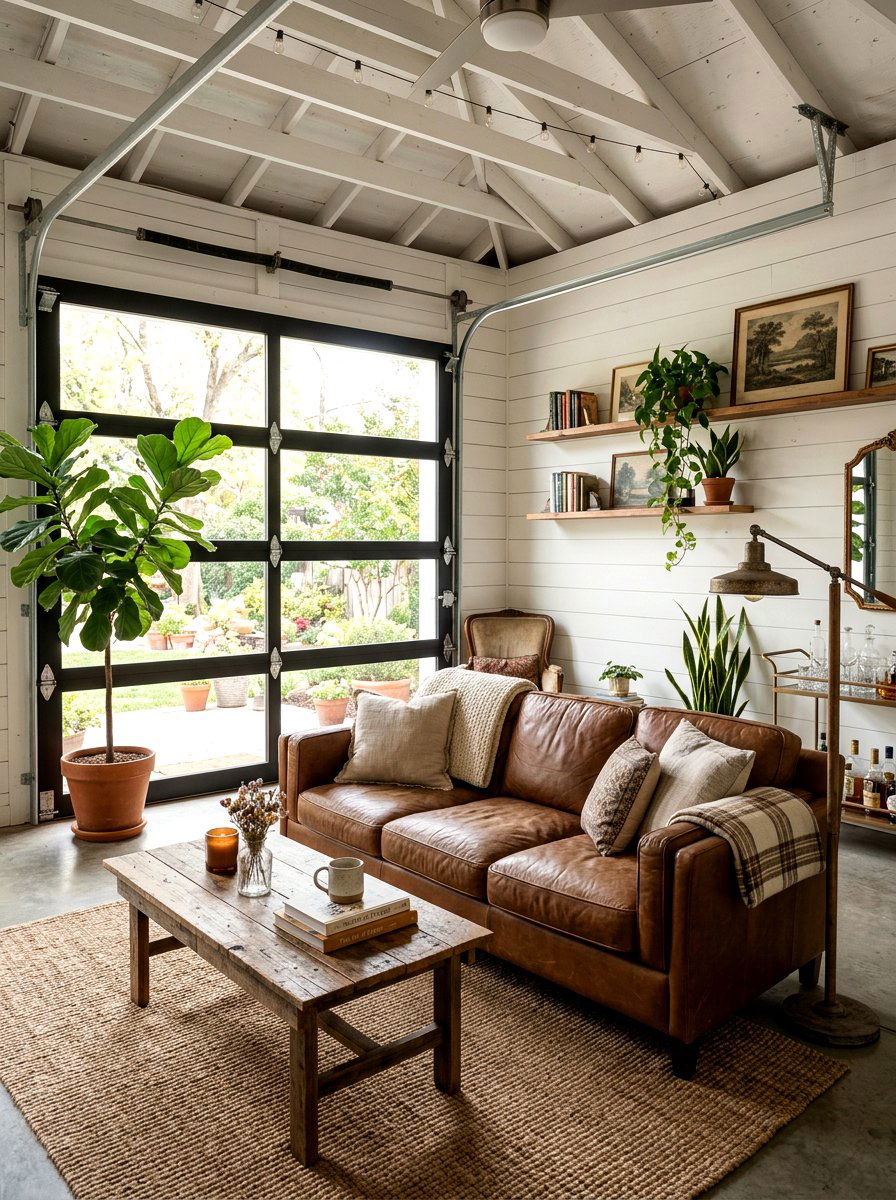 Modern Wood Shiplap Walls - 30 garage wall panel ideas