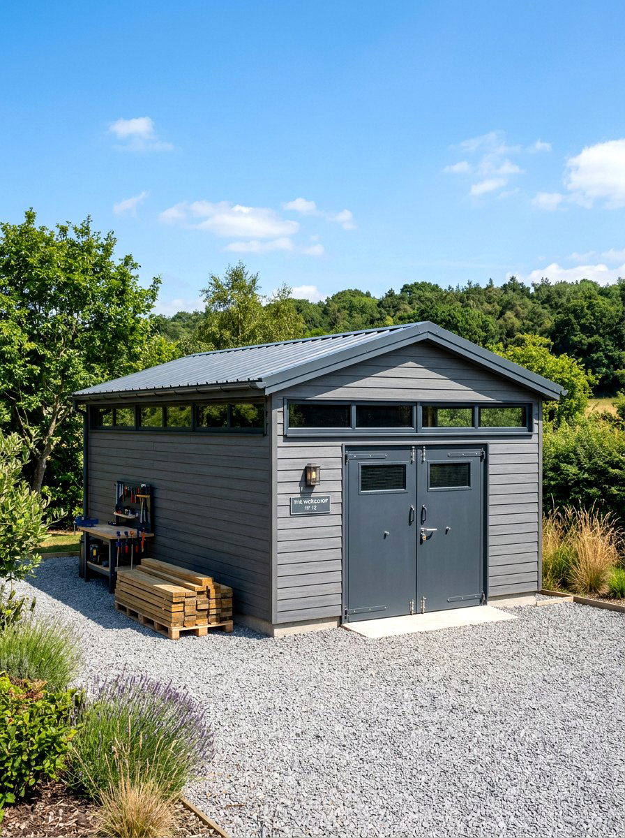 Modern Workshop Shed - 30 garden shed ideas