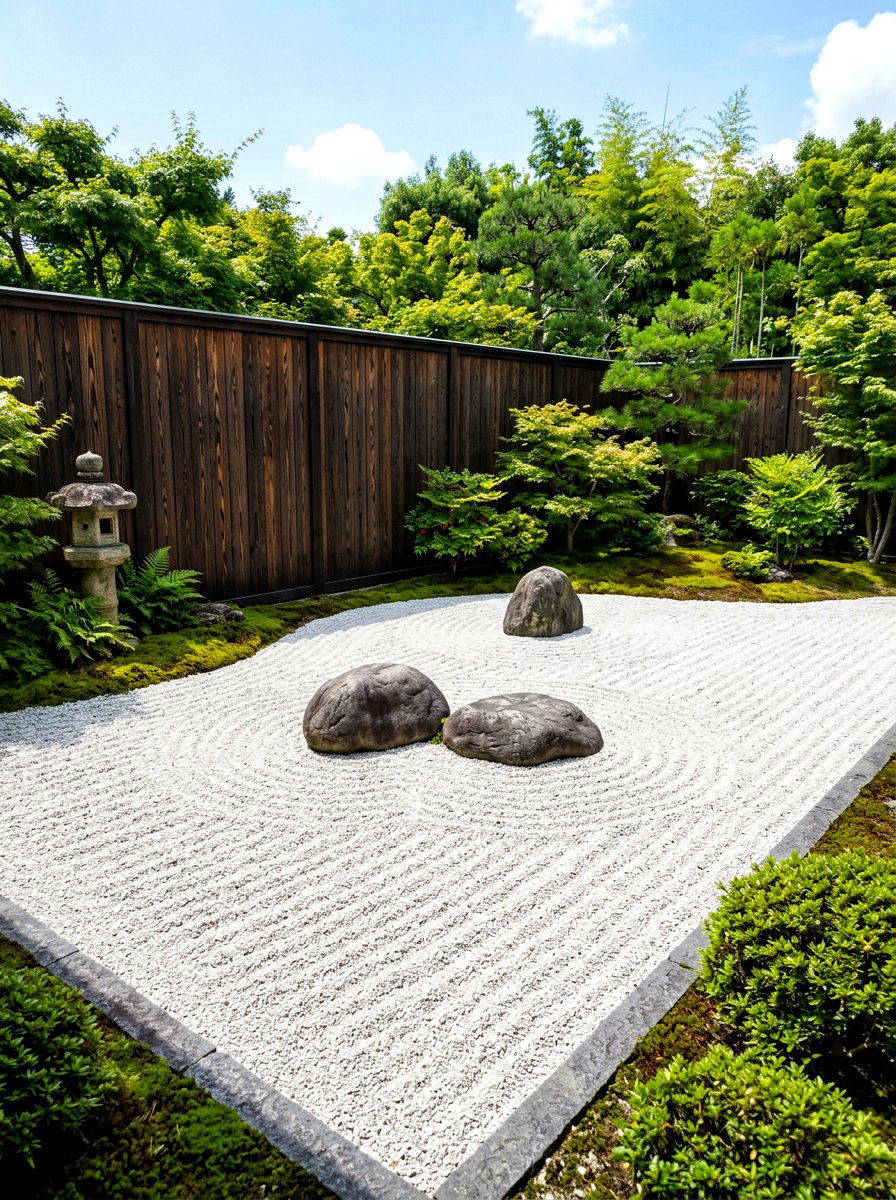 Modern Zen Garden - 30 modern landscaping ideas