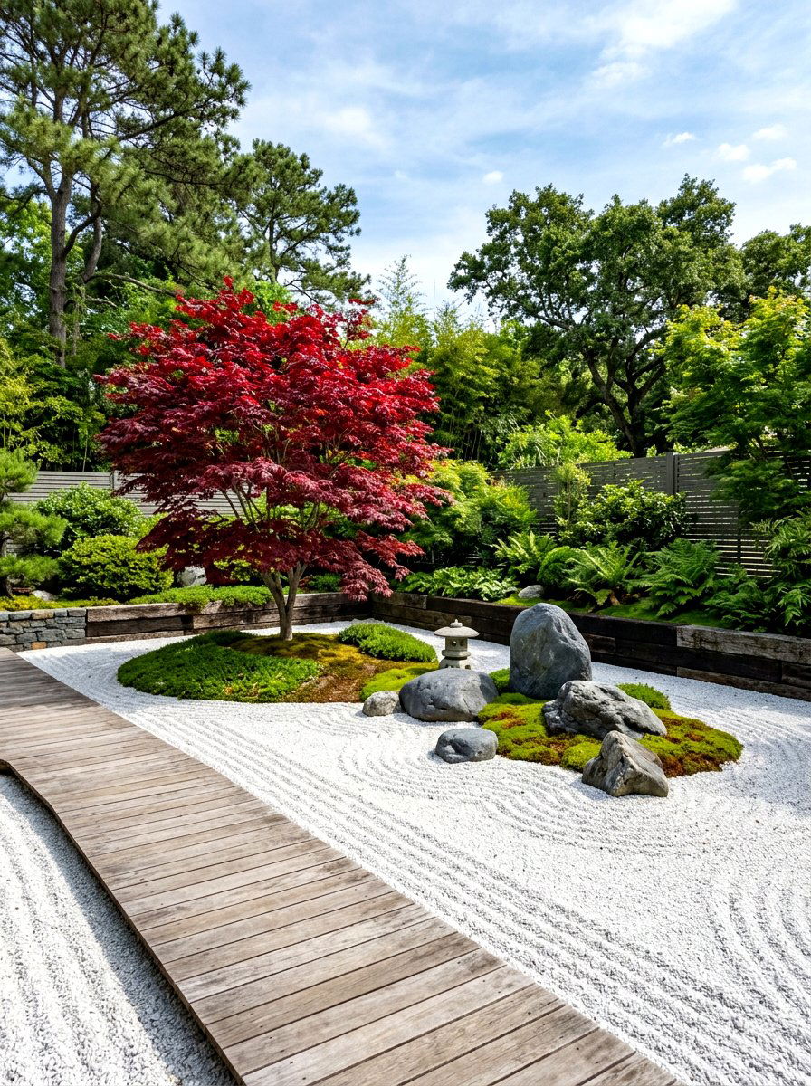 Modern Zen Garden - 30 modern backyard ideas