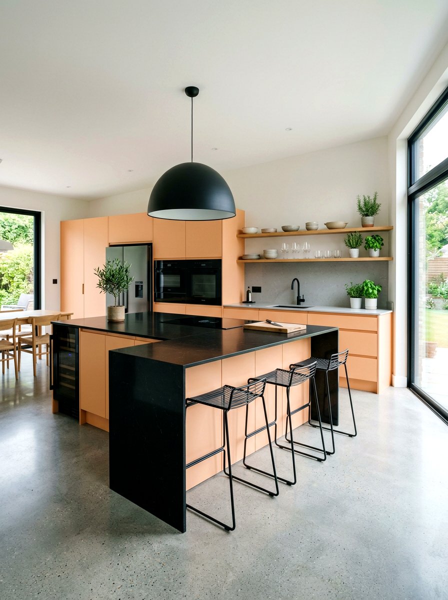 Modern apricot kitchen - 30 apricot kitchen ideas