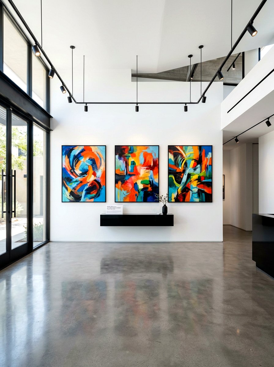 Modern art entryway gallery - 30 dramatic foyer decor ideas