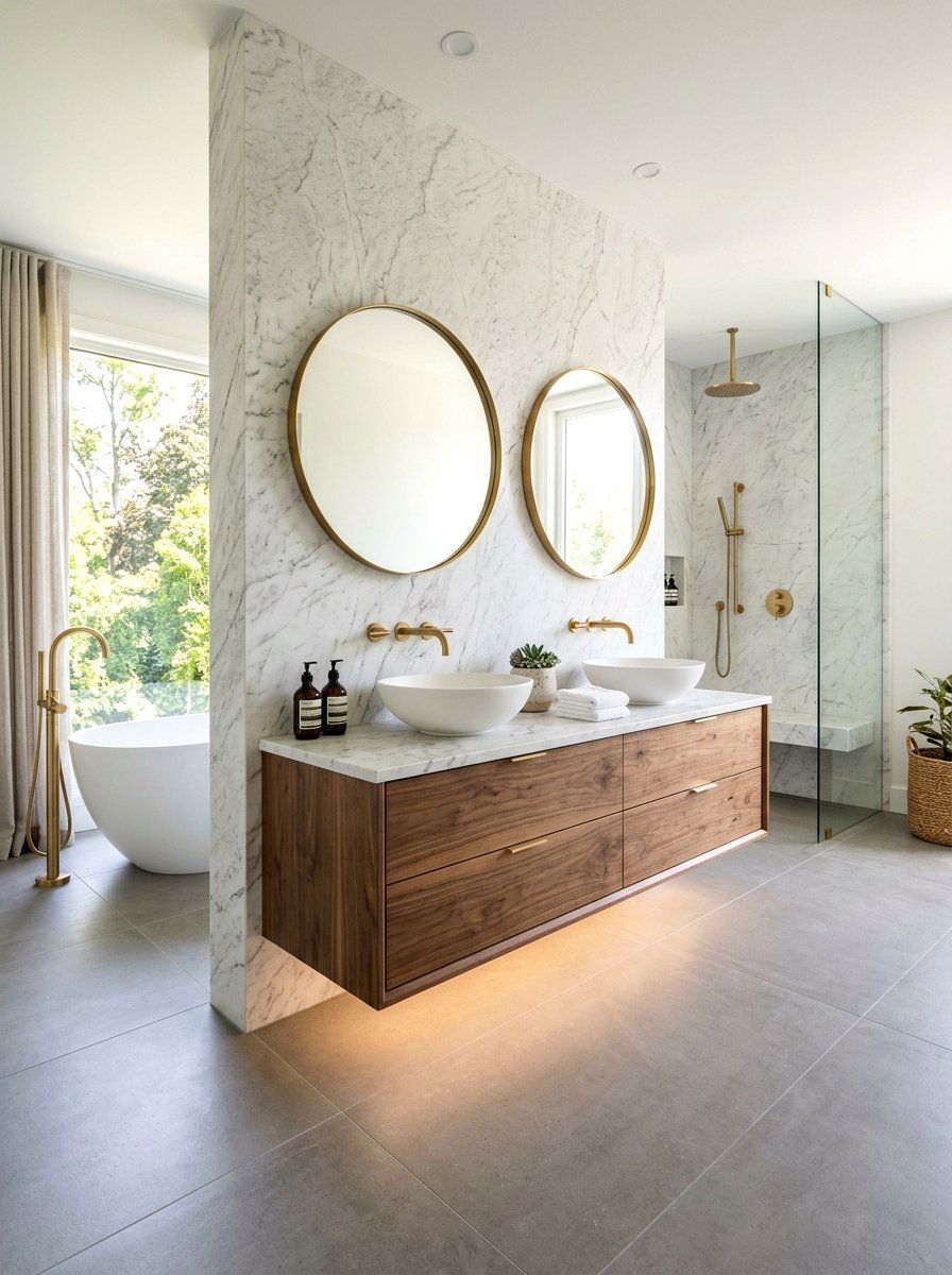 Modern bathroom floating drawer - 30 floating drawer ideas