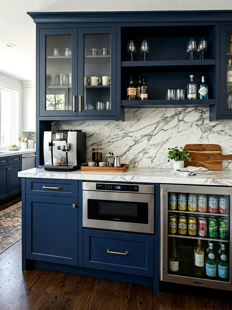 Modern beverage center - 30 drawer microwave ideas