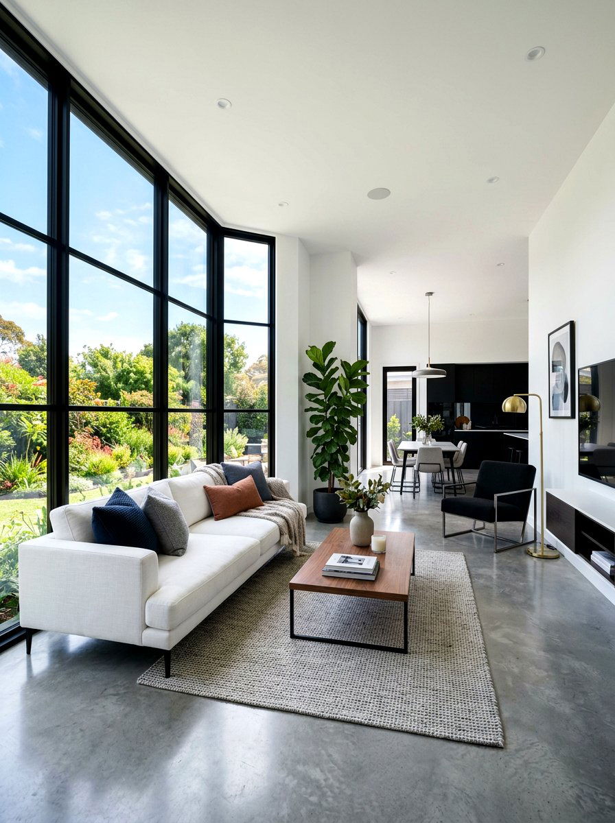 Modern black bay window - 30 bay window ideas