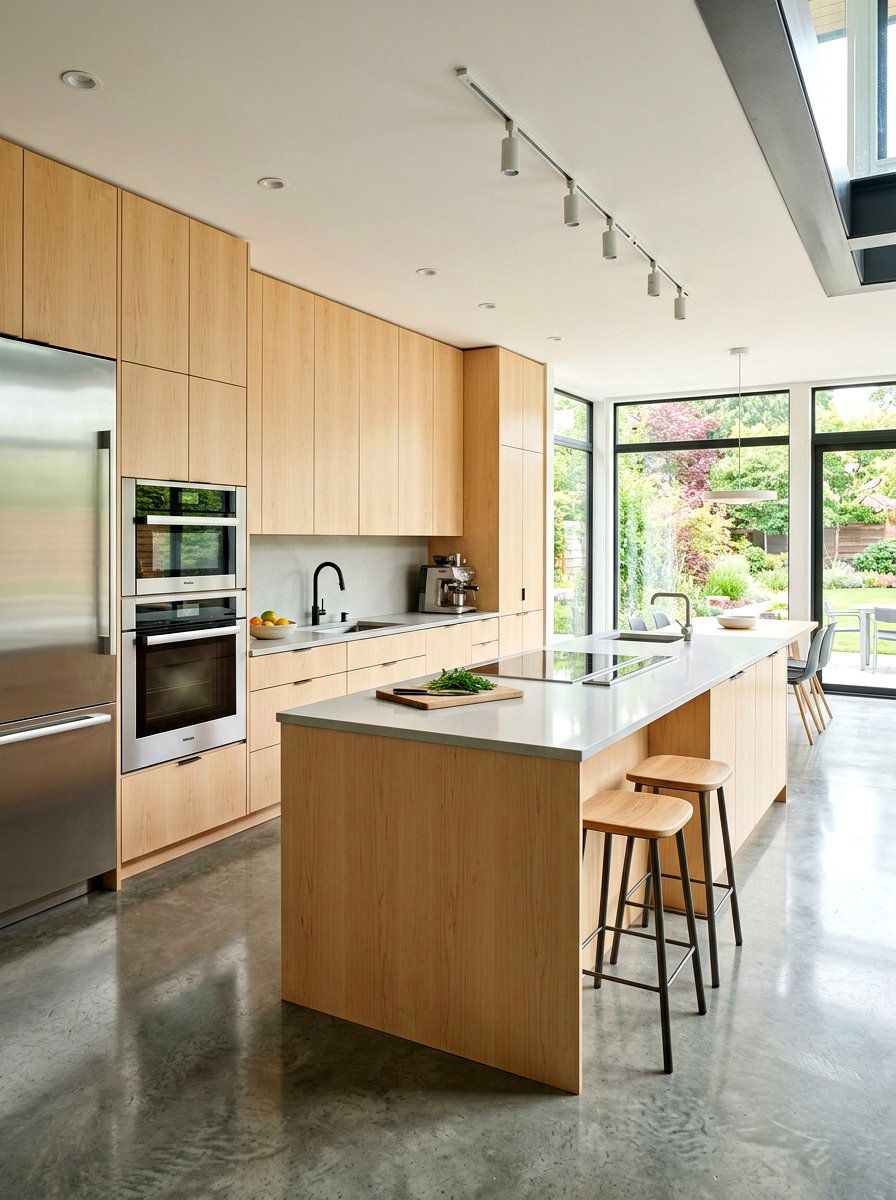 Modern blonde wood kitchen - 30 blonde wood kitchen ideas