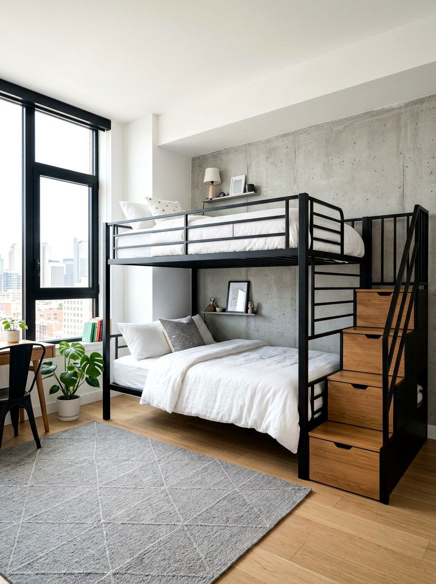 Modern bunk bed - 30 boys bedroom decor ideas