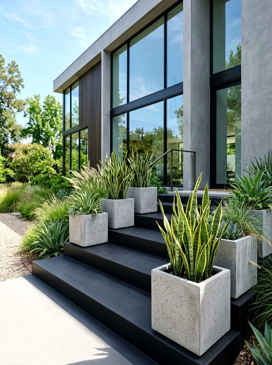 Porch Step Planter Ideas: 30 Easy Lush Looks for Stairways