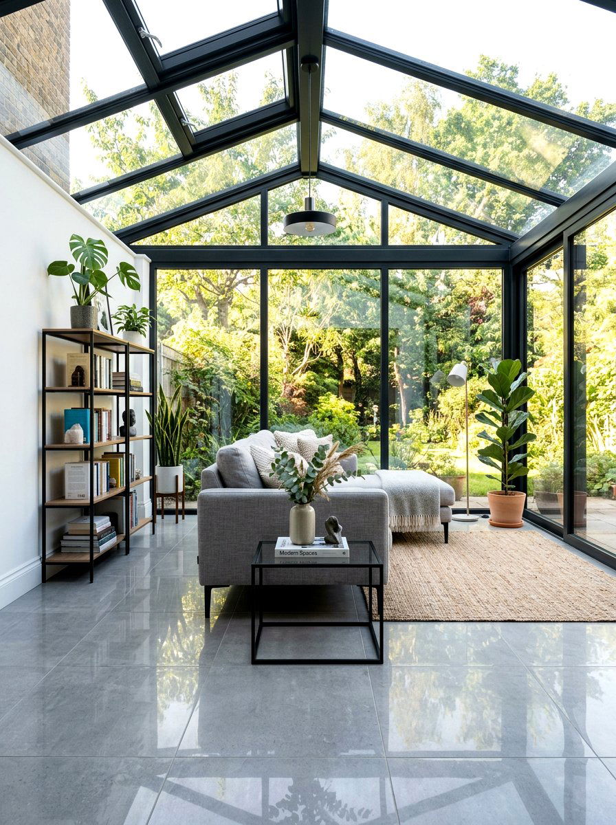 Modern conservatory furniture - 30 conservatory decor ideas