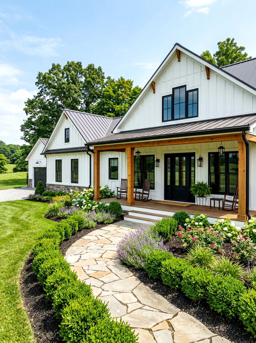 Modern farmhouse ranch exterior - 30 ranch house exterior ideas