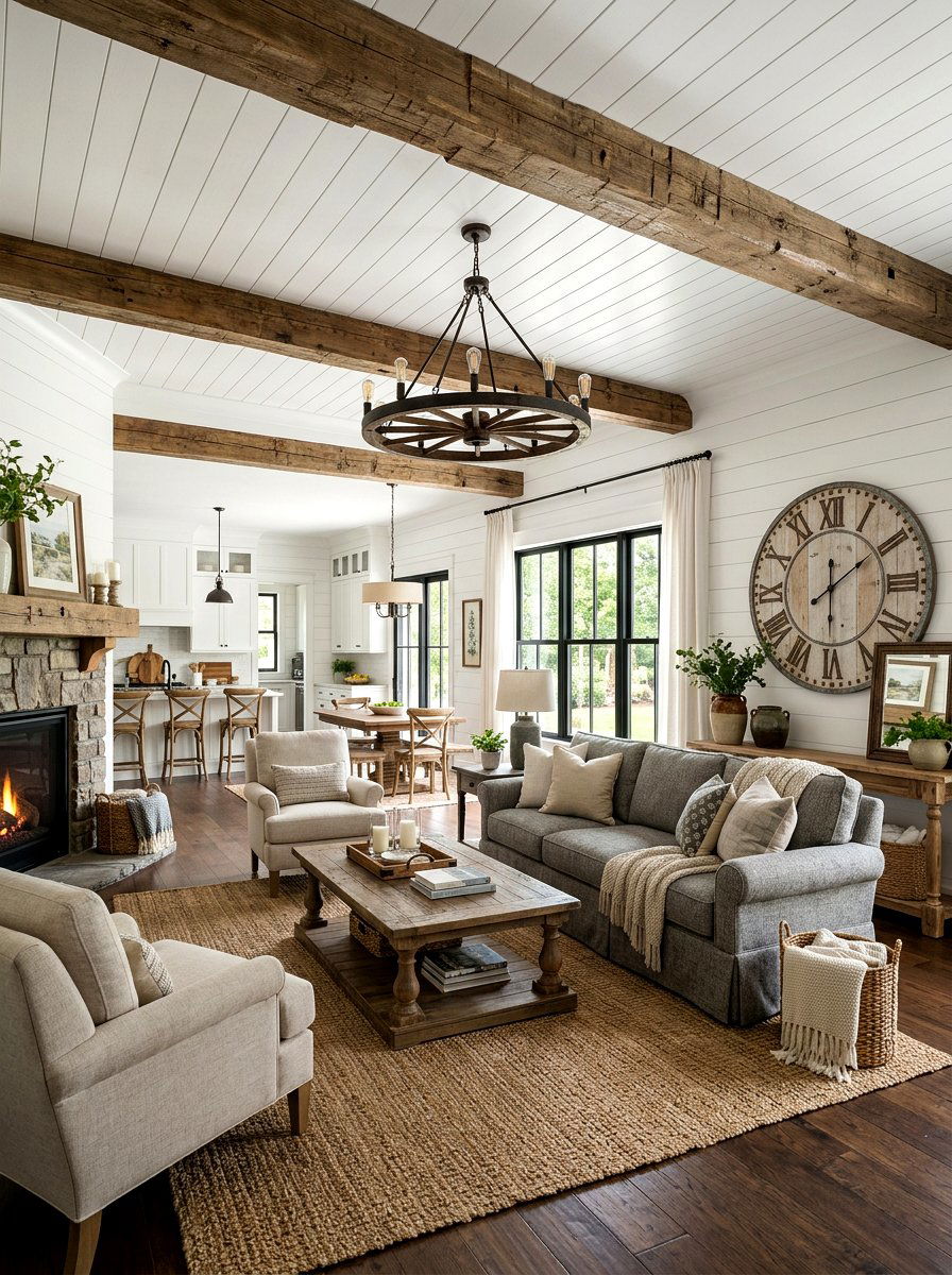 Modern farmhouse skirted sofa - 30 skirted sofa ideas