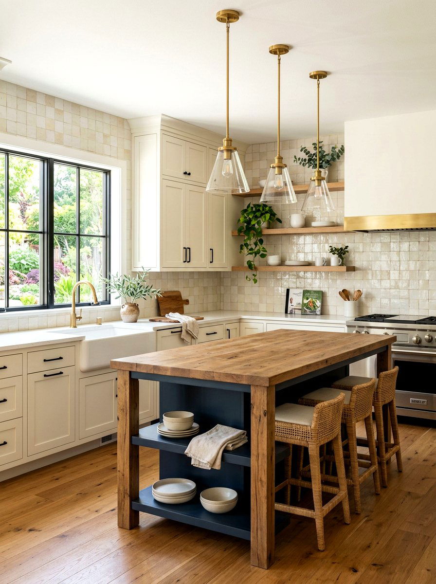 Modern farmhouse zellige backsplash - 30 zellige tile backsplash ideas