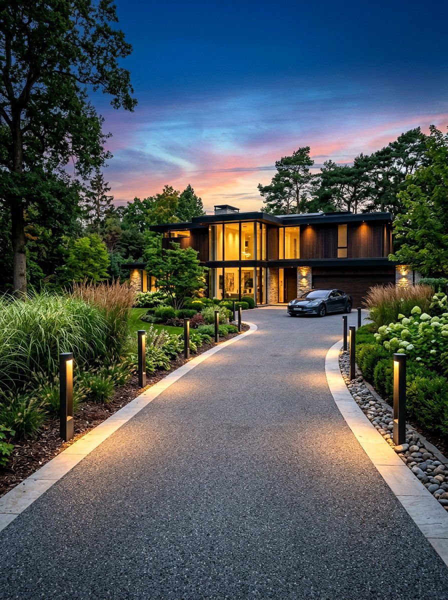 Modern garden bollard - 30 modern outdoor lighting ideas