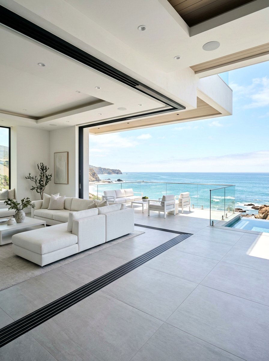 Modern glass patio - 30 beach house patio ideas