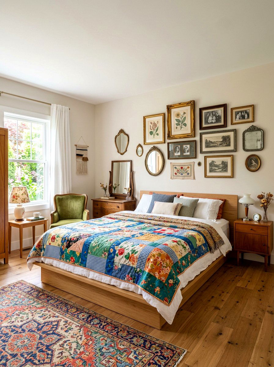 Modern grandmacore bedroom - 30 grandma core bedroom ideas