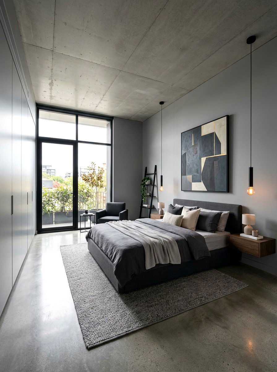 Modern gray bedroom - 30 gray bedroom ideas