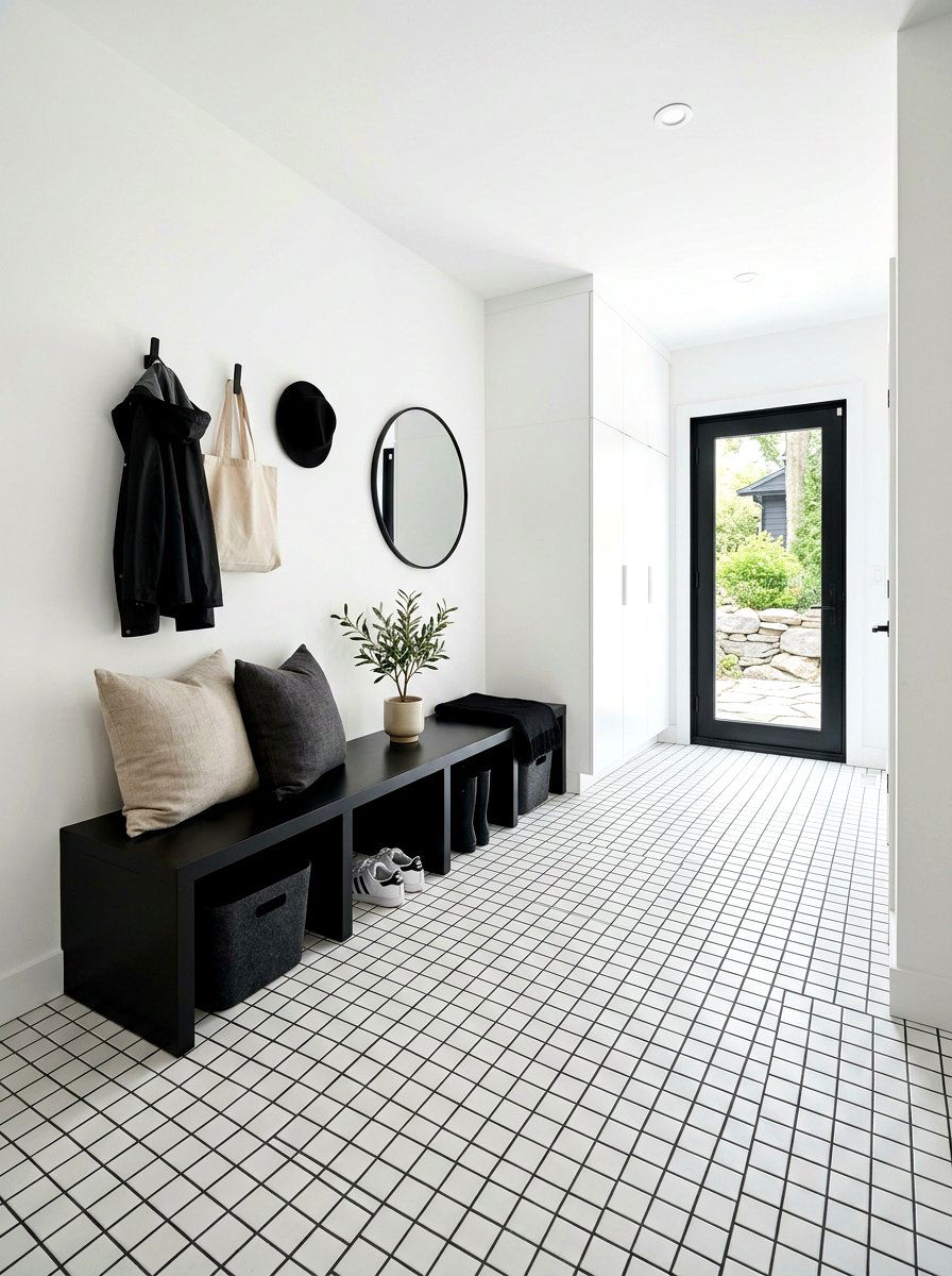 30 Patterned Mudroom Tile Ideas for a Stunning First Impression