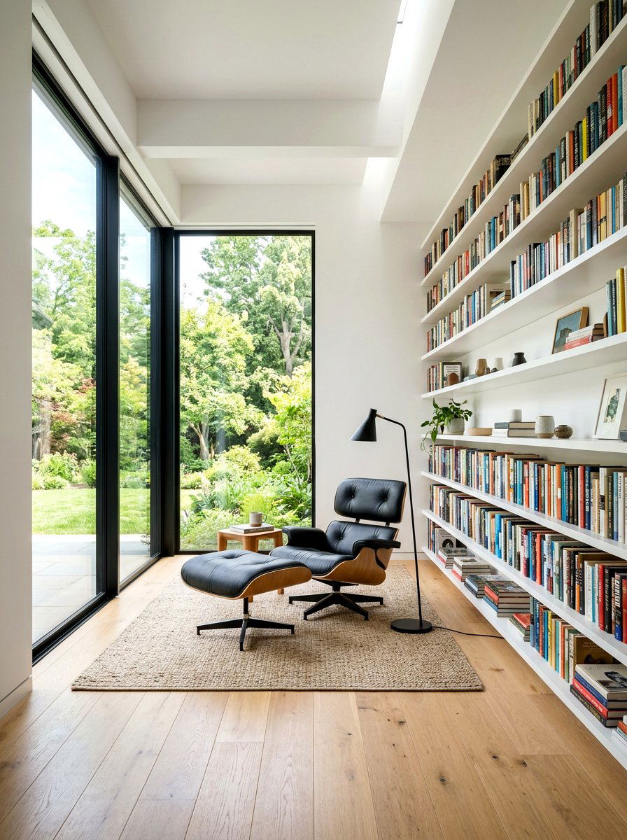 Modern home library - 30 home library ideas