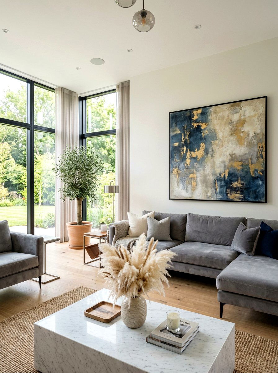Modern living room pampas grass - 30 pampas grass decor ideas
