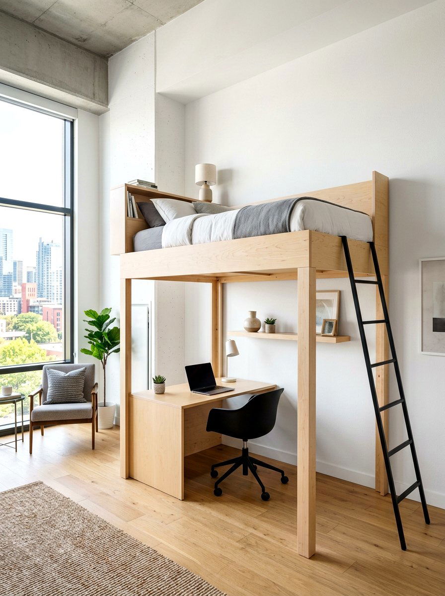 Modern loft bed - 30 loft bed ideas