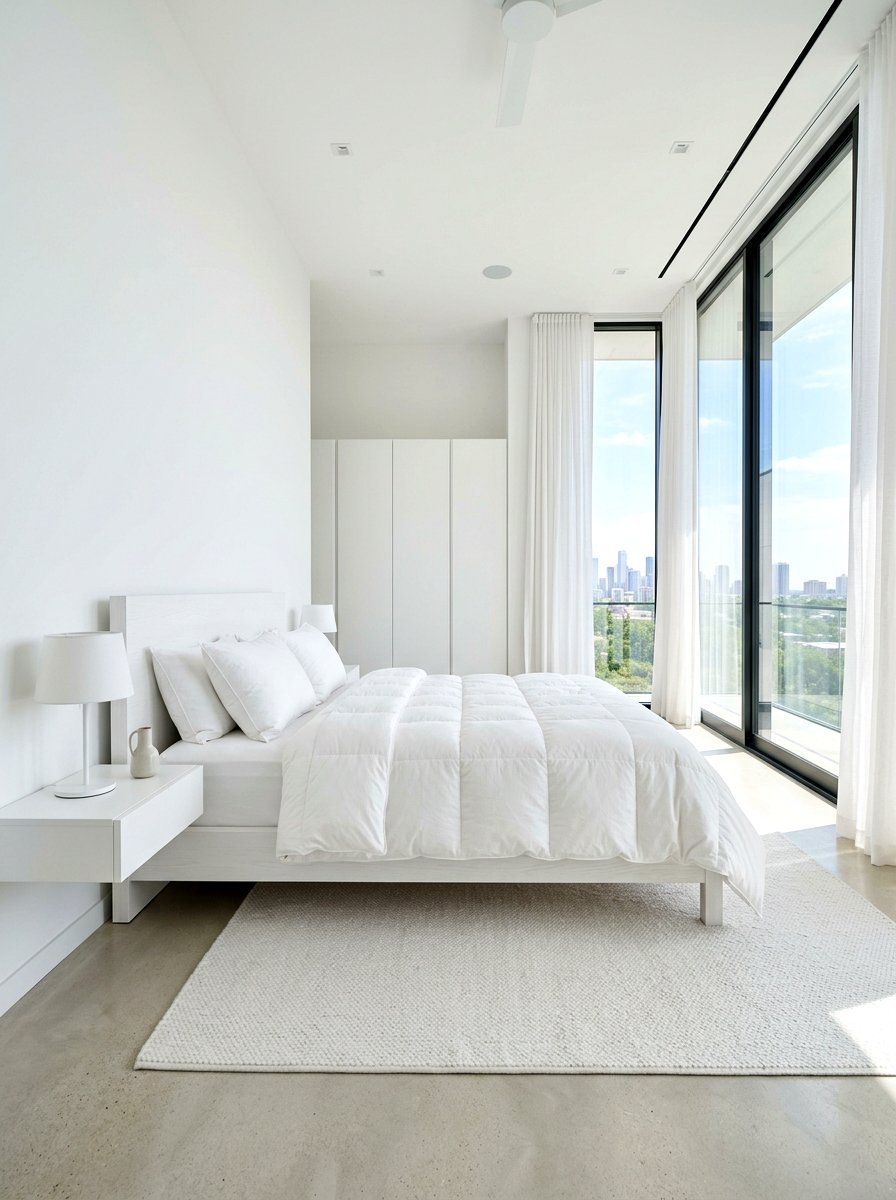 Modern minimalist bed - 30 pillowy bed styling ideas