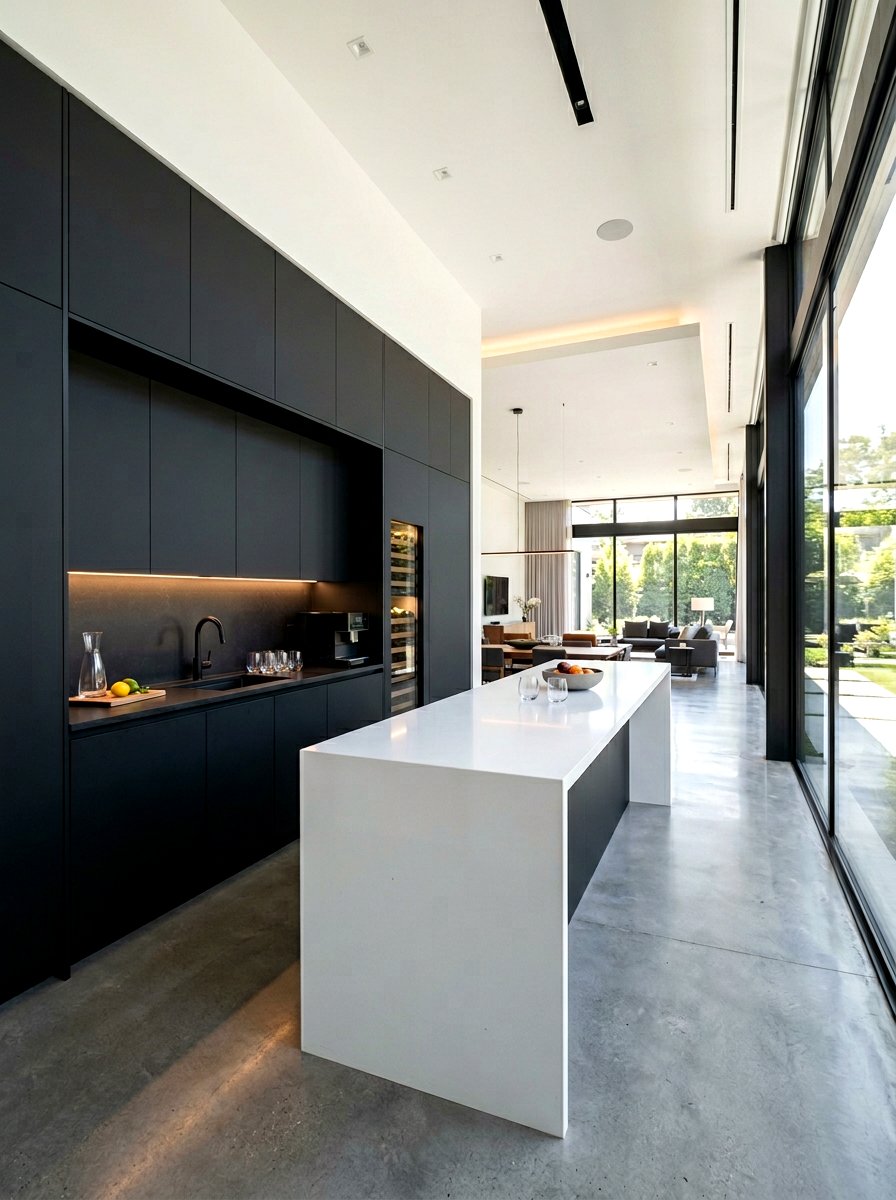 Modern minimalist beverage center - 30 beverage pantry ideas