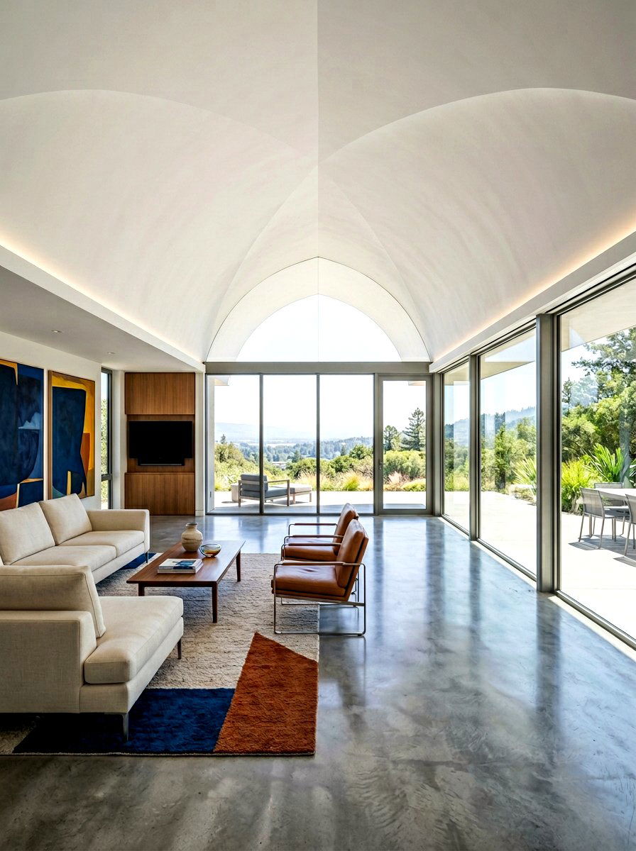 Modern minimalist vaulted ceiling - 30 vaulted ceiling ideas