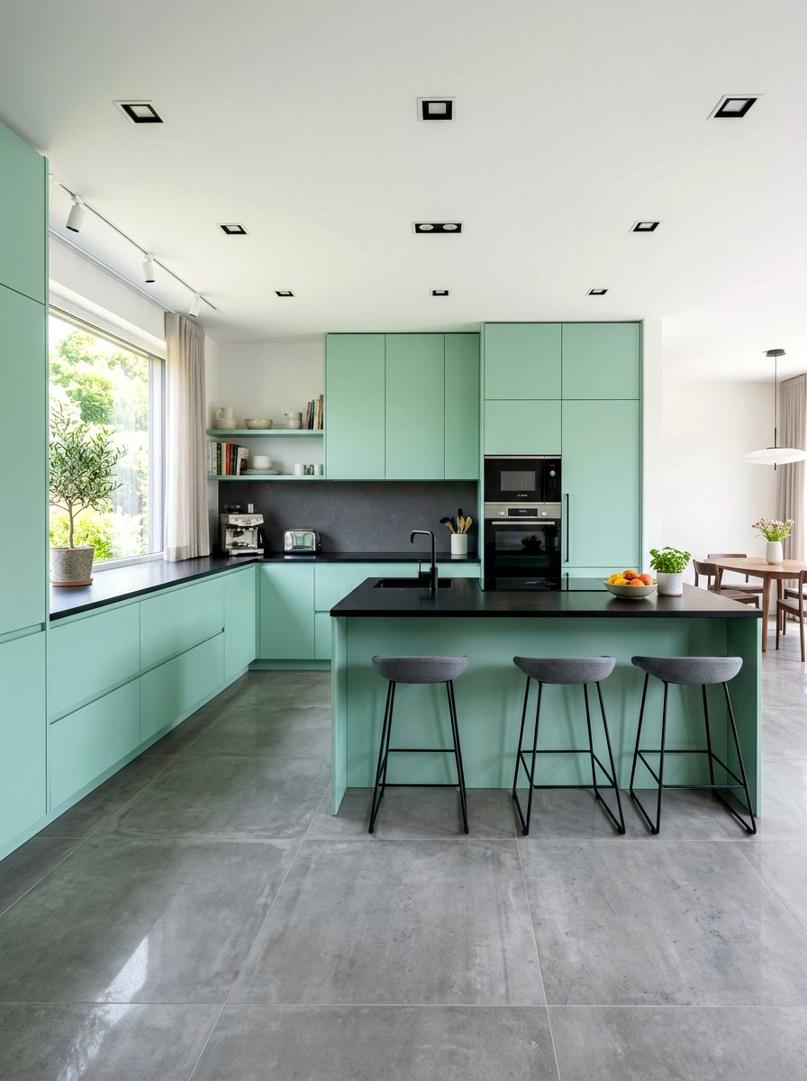 Modern mint kitchen - 30 mint kitchen ideas
