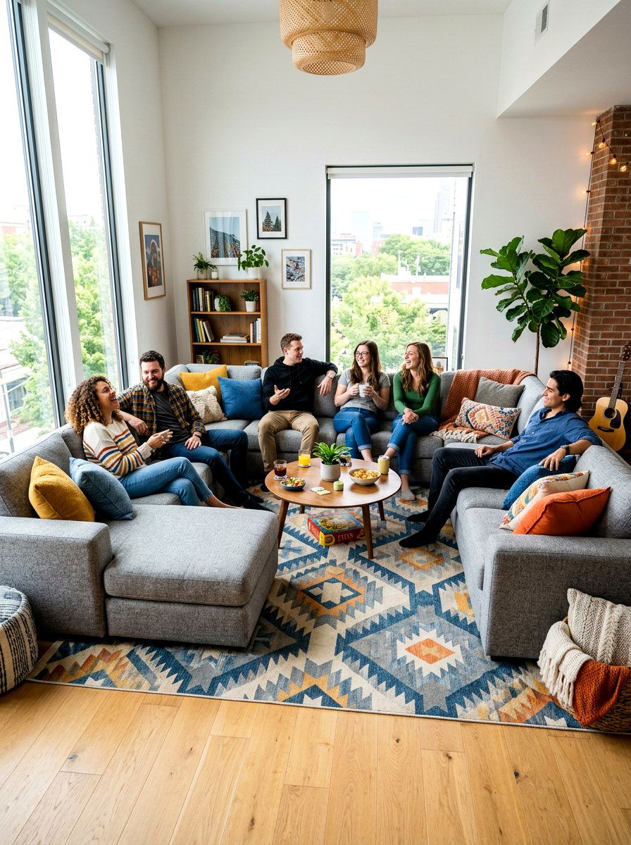 Modern modular sofa - 30 teen hangout room ideas