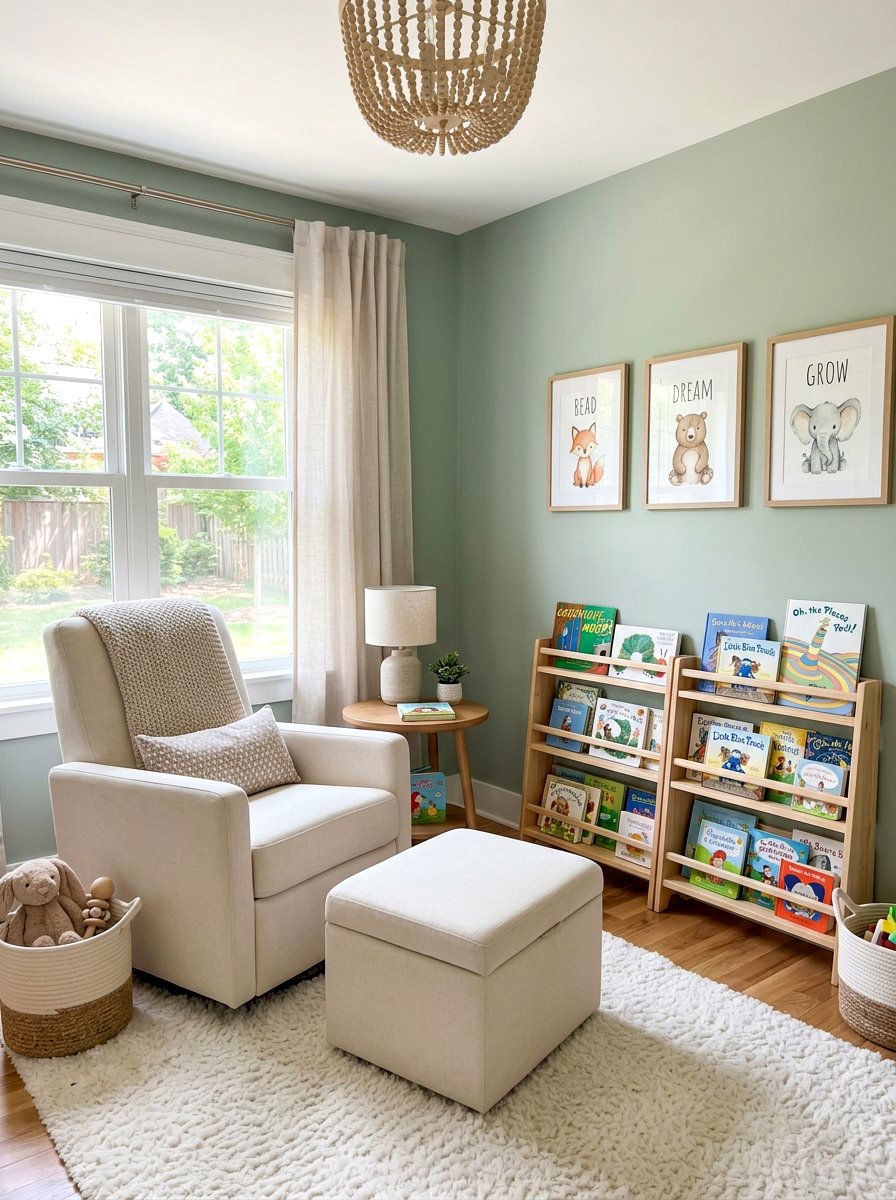 Modern nursery reading nook - 30 bright reading nook ideas