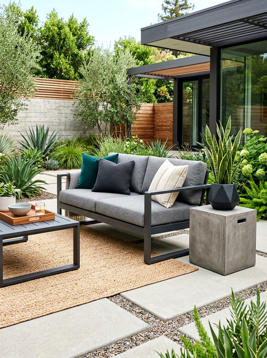 Modern outdoor loveseat - 30 loveseat porch seating ideas