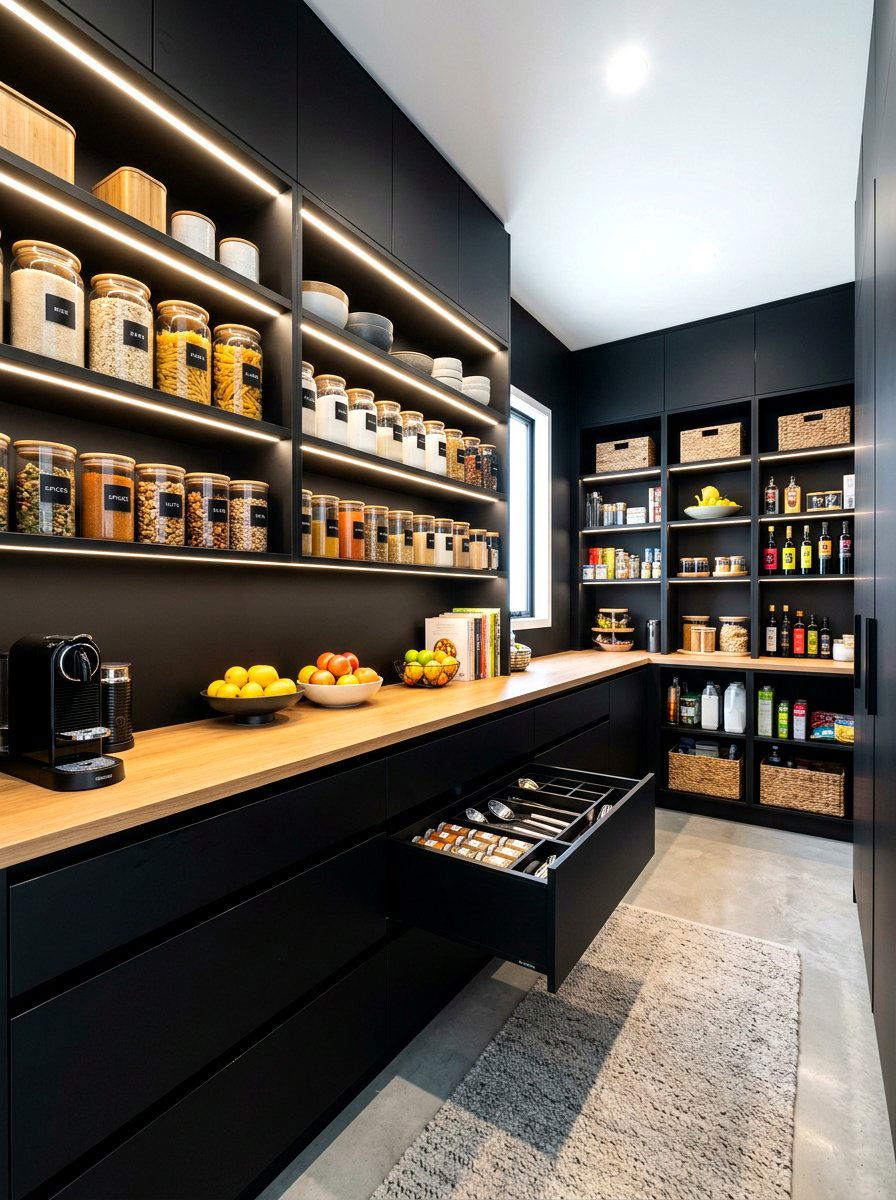 Modern pantry storage - 30 back kitchen pantry ideas