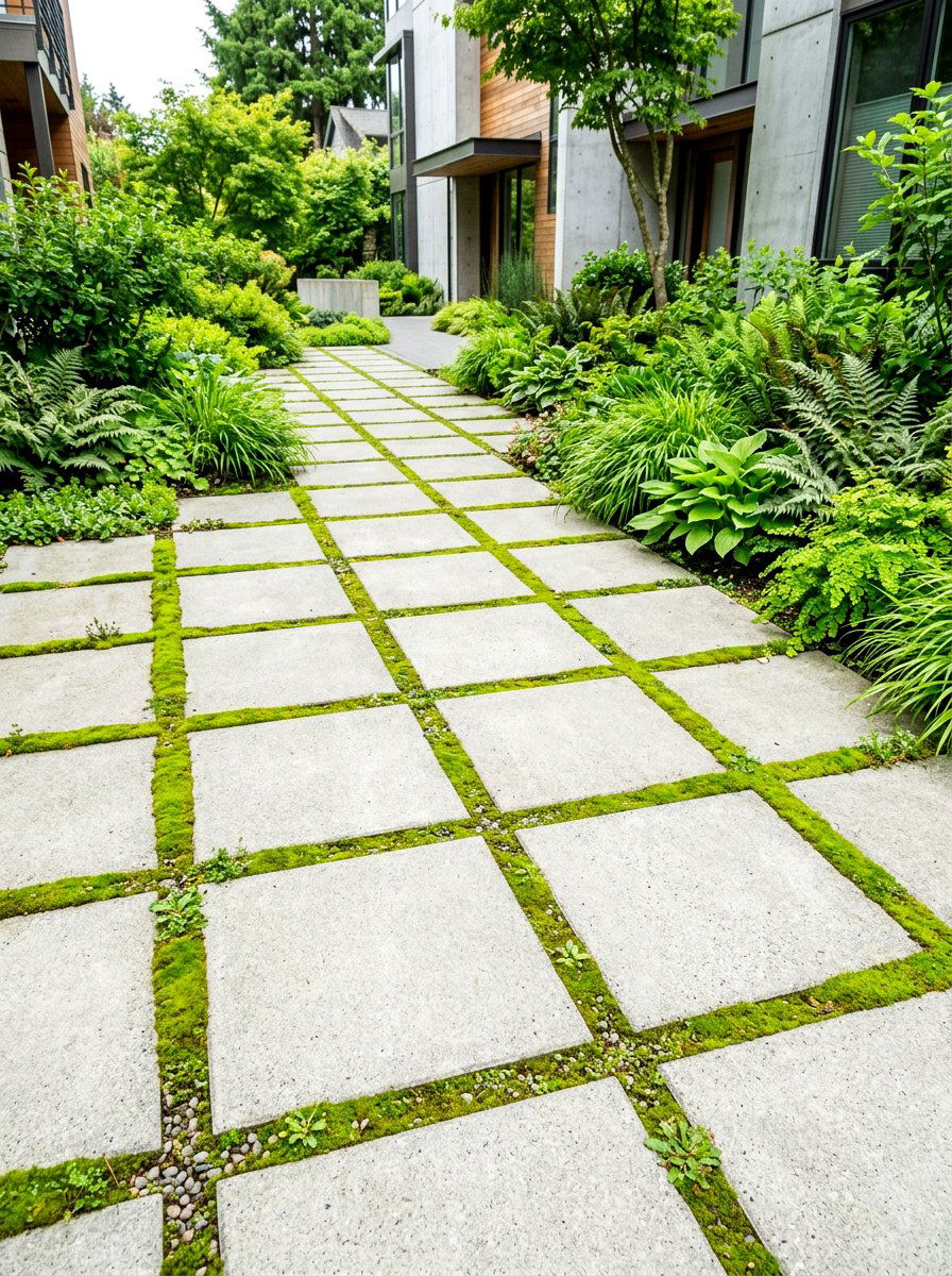 Modern pavers - 30 city backyard garden ideas
