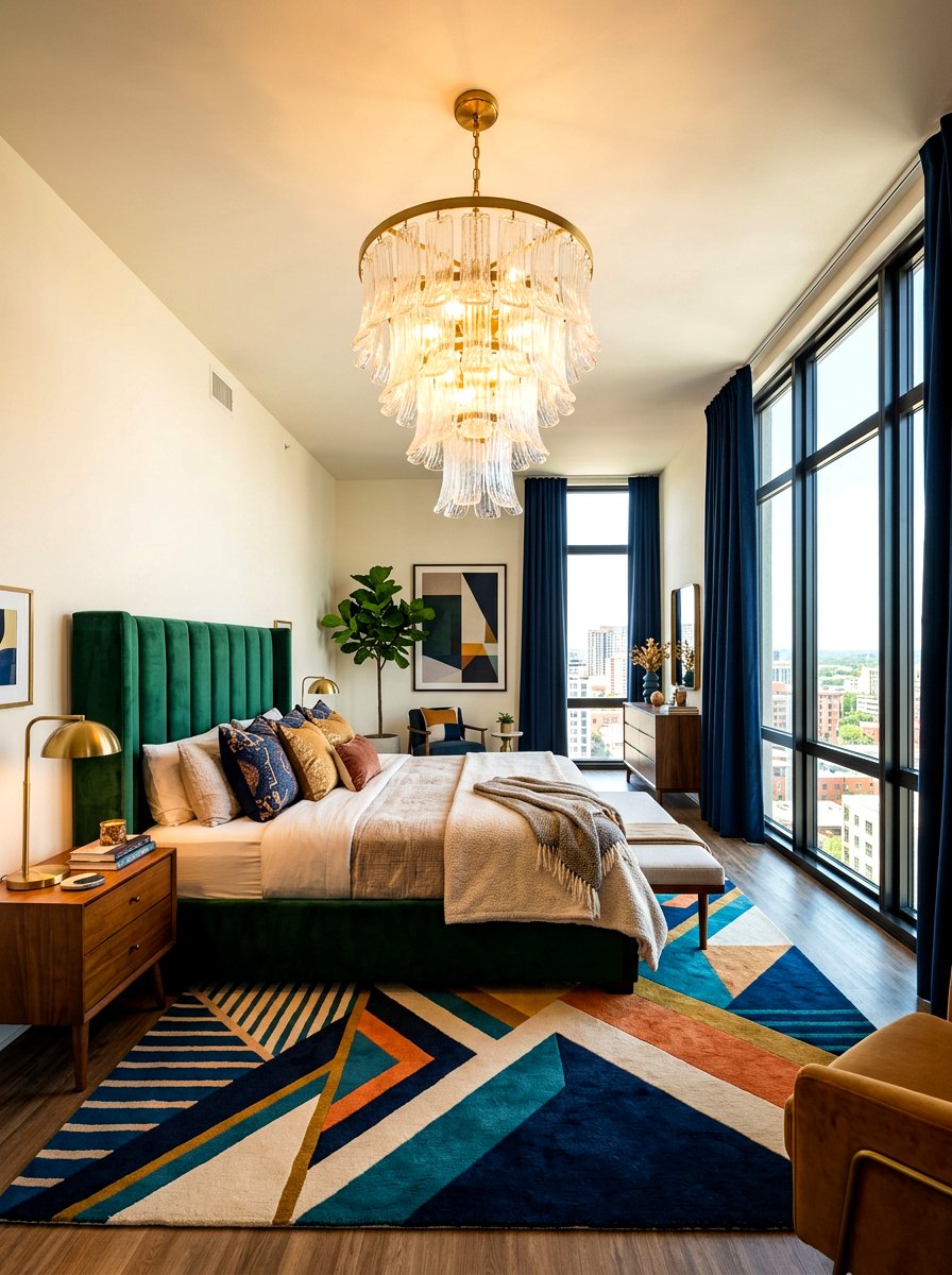Modern pendant lighting - 30 neo deco bedroom ideas