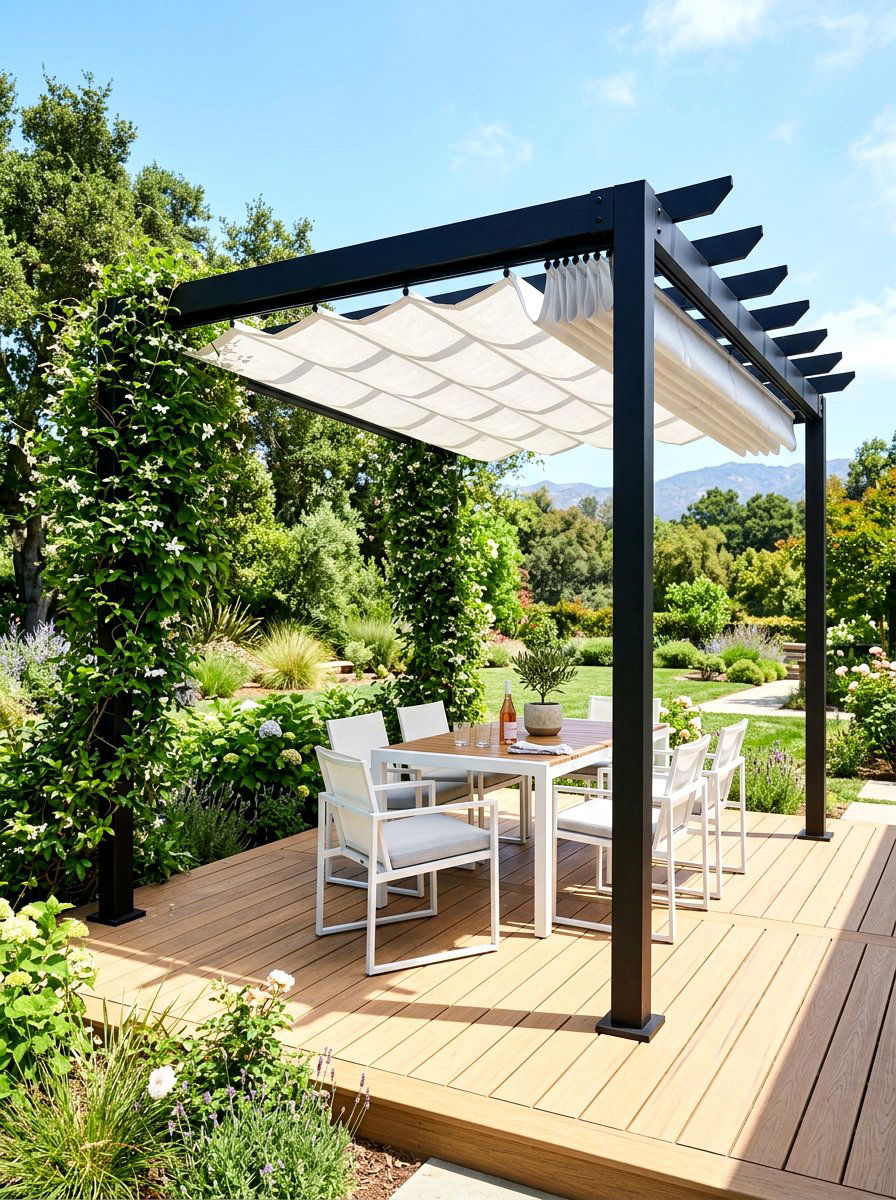 Modern pergola style gazebo - 30 modern gazebo ideas