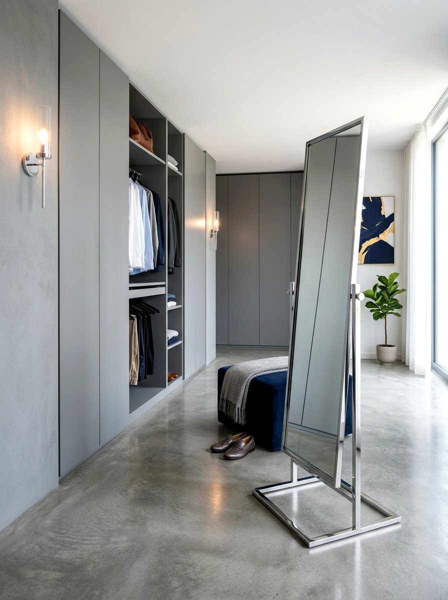 Modern pivot mirror - 30 dressing room mirror ideas