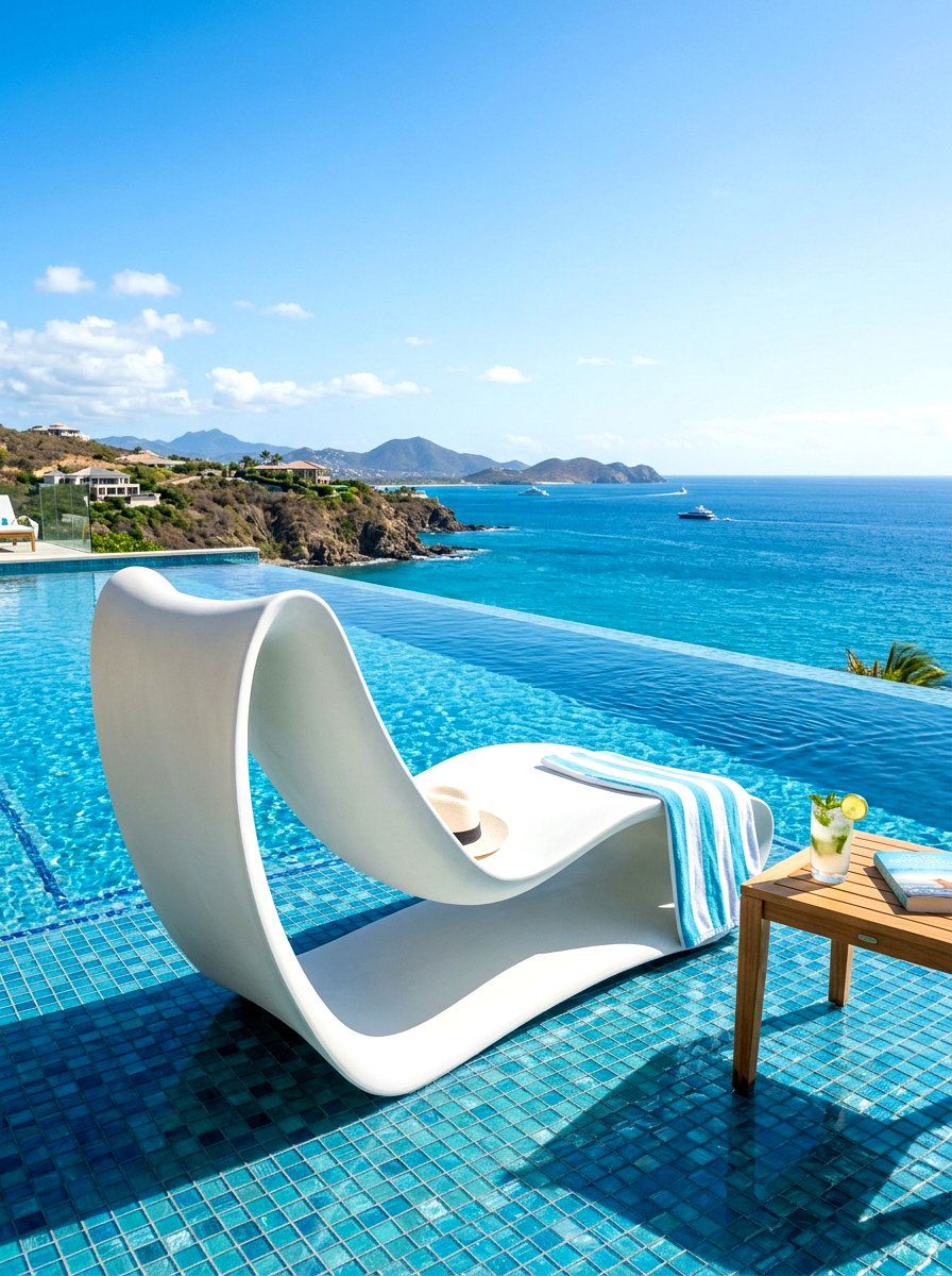 Modern pool chair - 30 pool lounge chair ideas