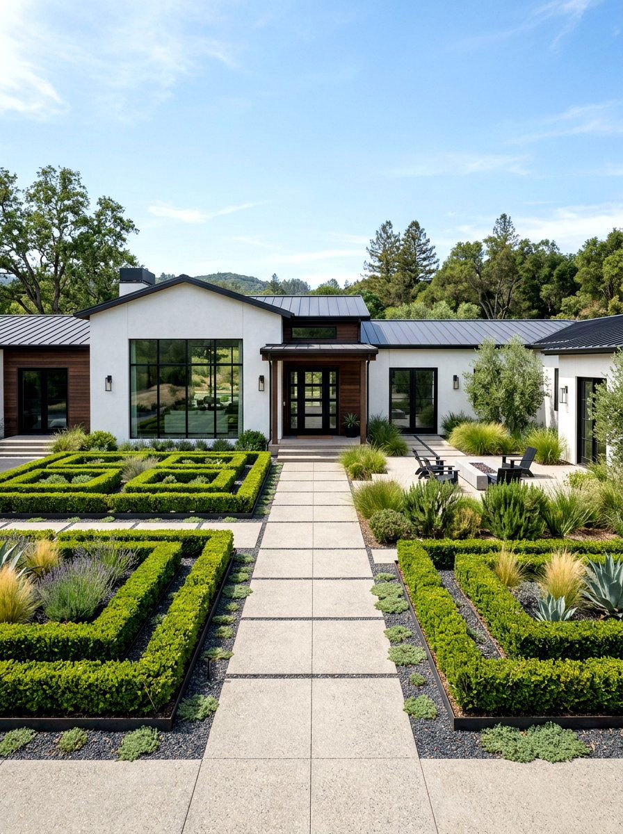 Modern ranch house landscaping - 30 ranch house exterior ideas