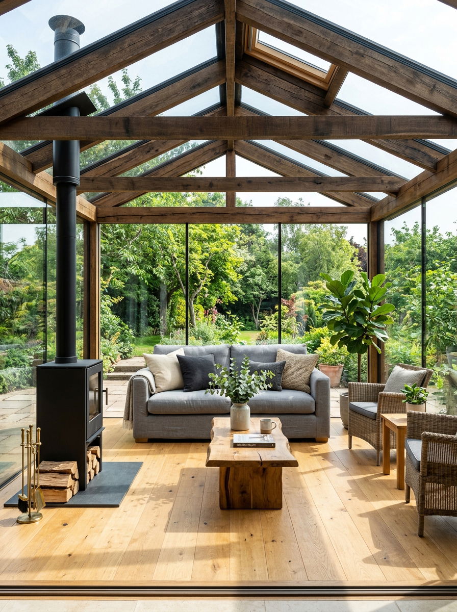 Modern rustic sunroom - 30 rustic sunroom ideas